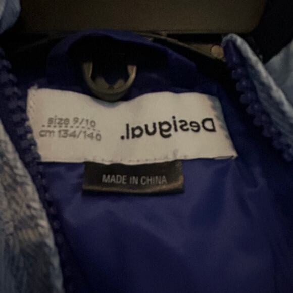 DESIGUAL NWT $115 Child's Packable Cat Puffer Jacket - Picture 8 of 8